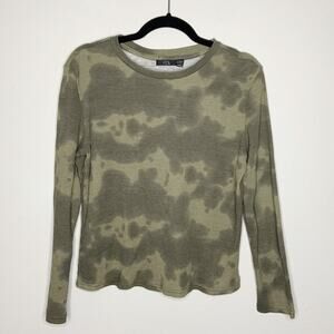 RDI Ink Blot Olive Green Thermal Top Size M